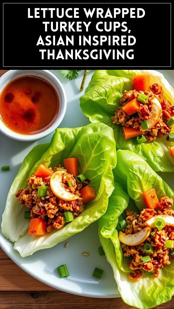 Lettuce‑Wrapped Turkey Cups, Asian‑Inspired Thanksgiving