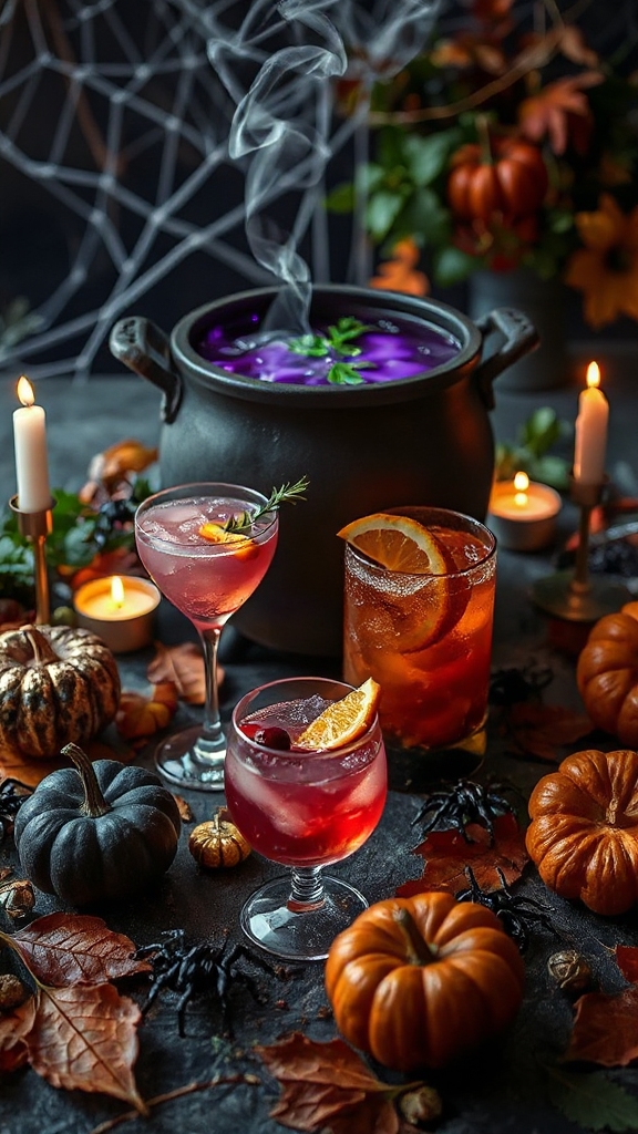 magical halloween apple cocktail