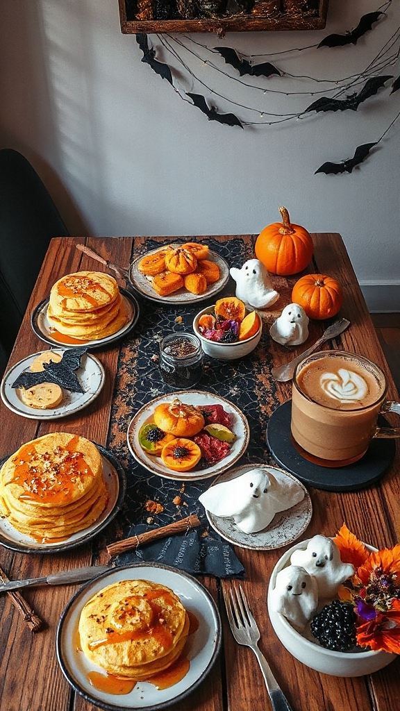 magical halloween coffee station