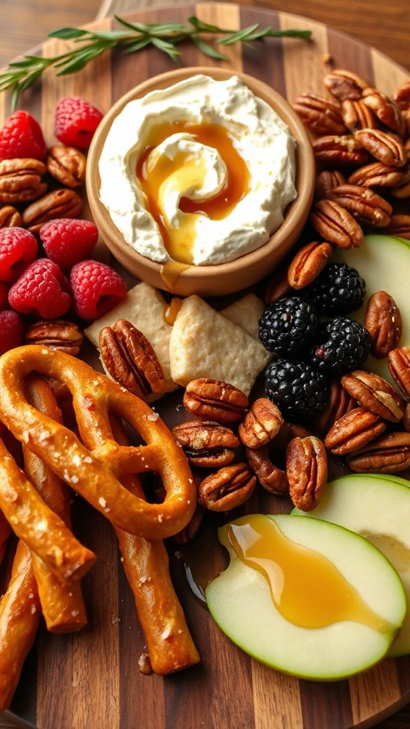 maple pecan cream cheese dippers