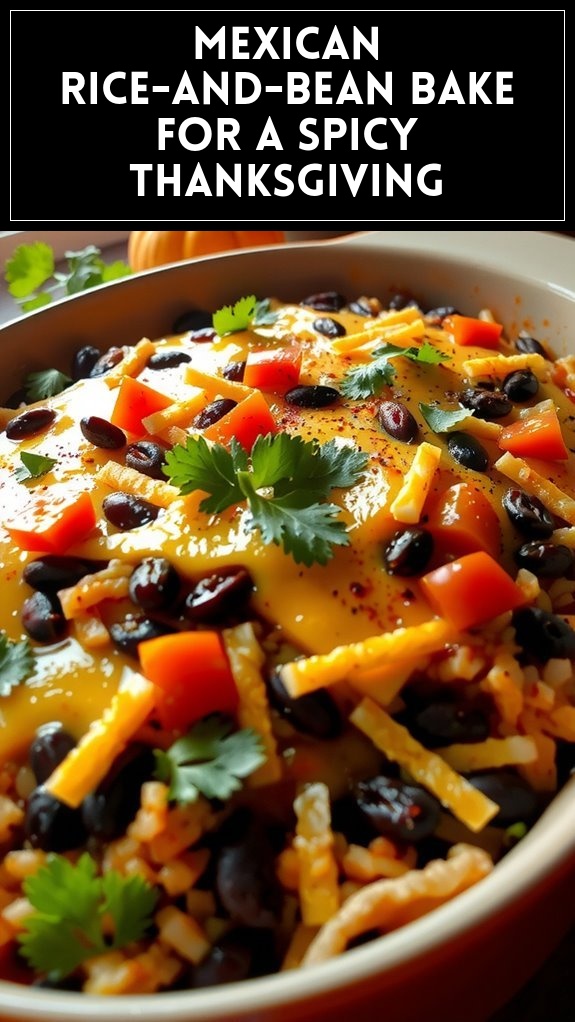 Mexican Rice-and-Bean Bake for a Spicy Thanksgiving