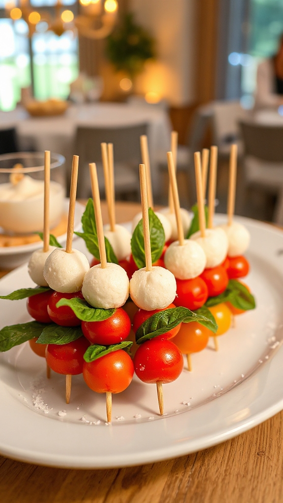 mini caprese skewers recipe