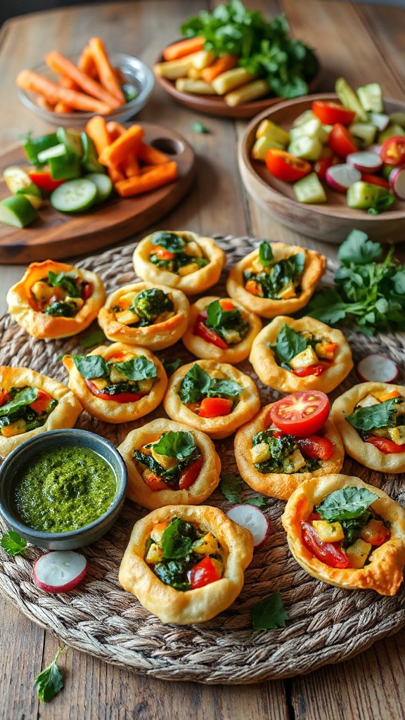 mini vegetable frittatas recipe