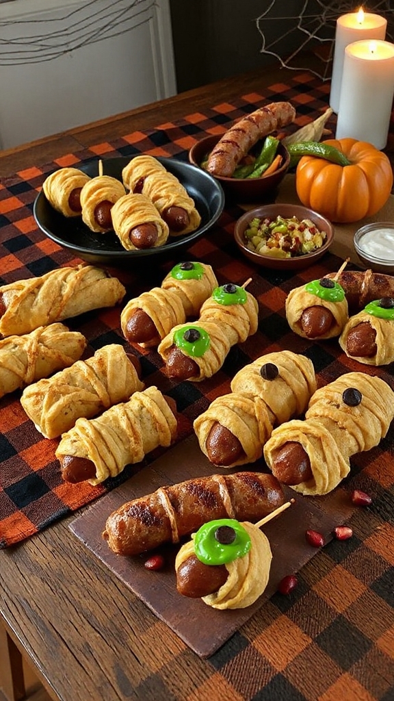 monster themed spooky appetizers