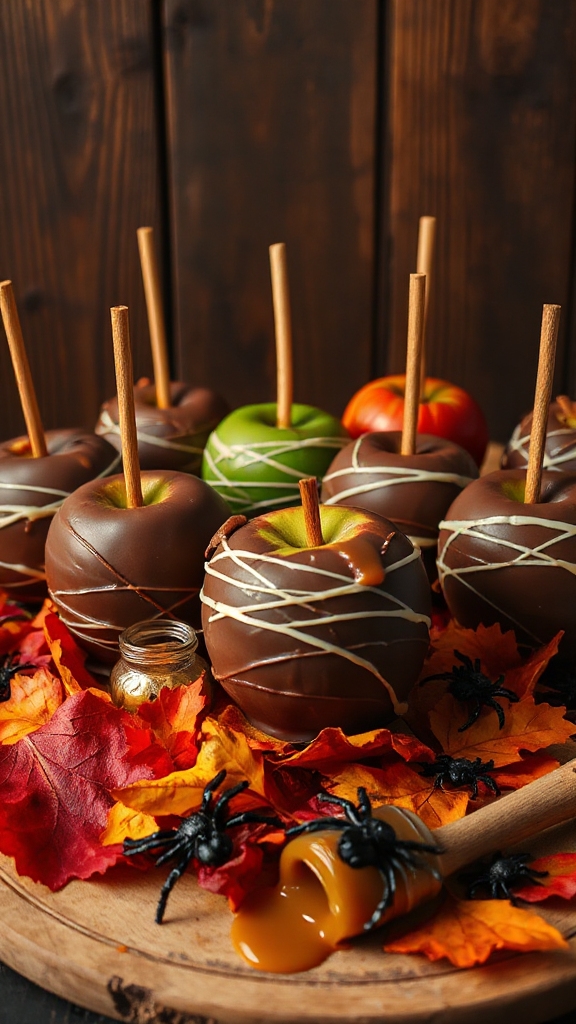mummy chocolate covered apples recipe