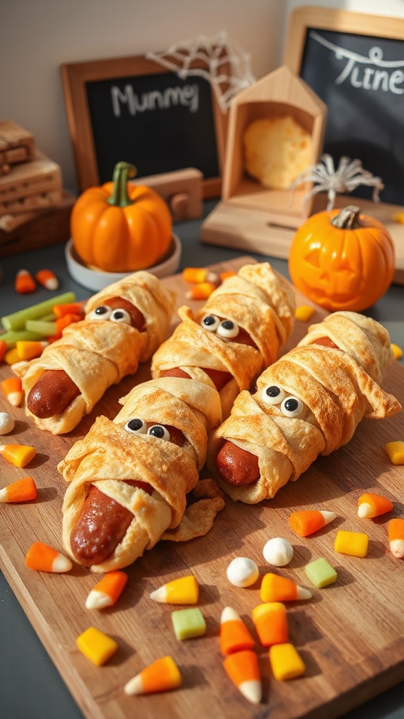 mummy hot dogs recipe instructions