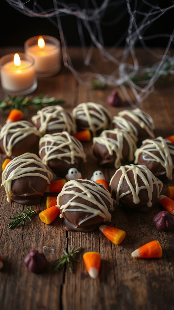 mummy peanut butter bombs