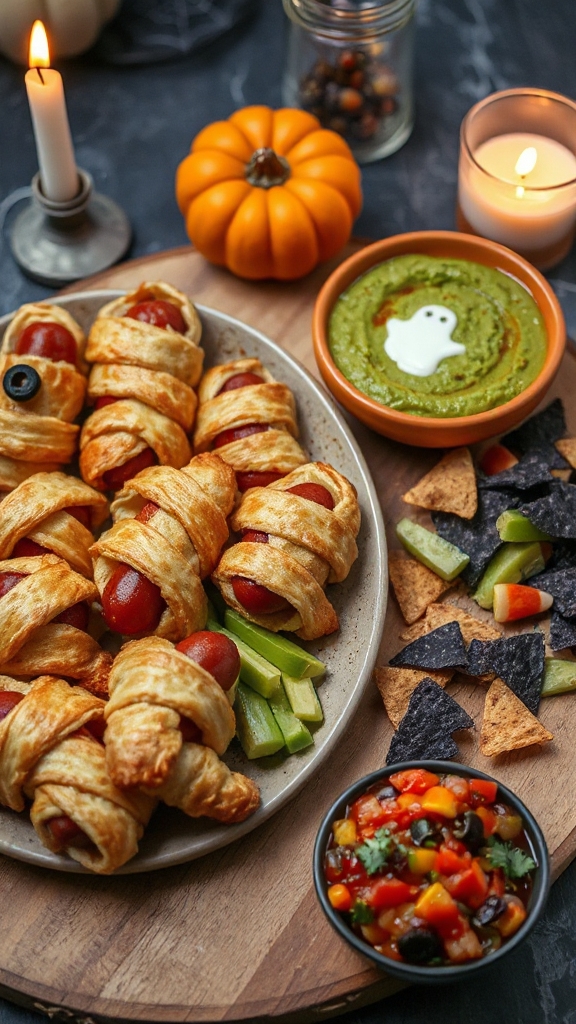 mummy wrapped hot dogs recipe