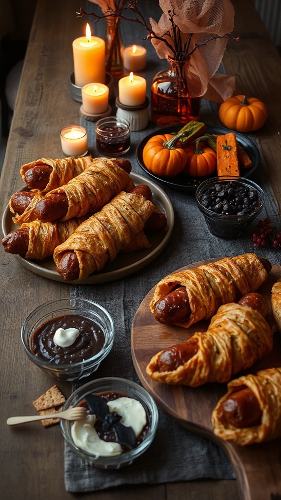 mummy wrapped sausage appetizers recipe