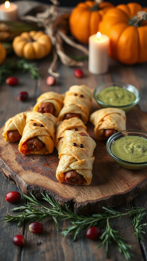 mummy wrapped sausages appetizer recipe mummy wrapped sausages appetizer recipe