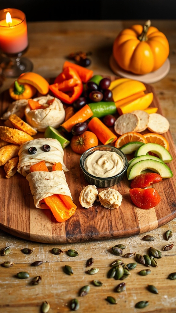 mummy wraps halloween treats