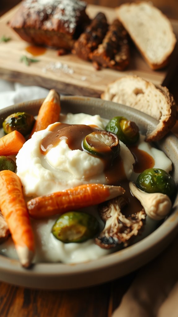 mushroom gravy meal pairings