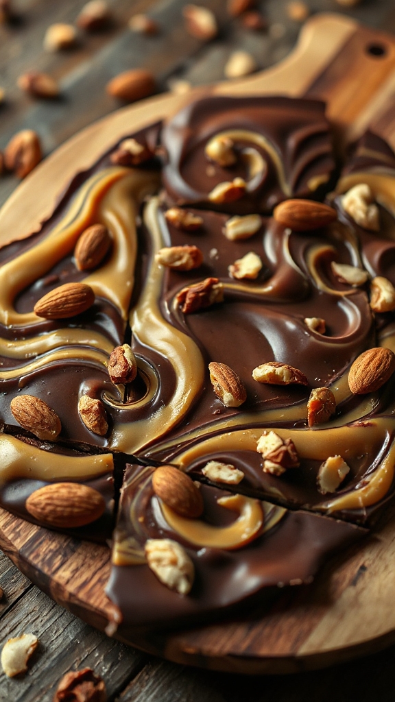 nutty chocolate caramel bark nutty chocolate caramel bark