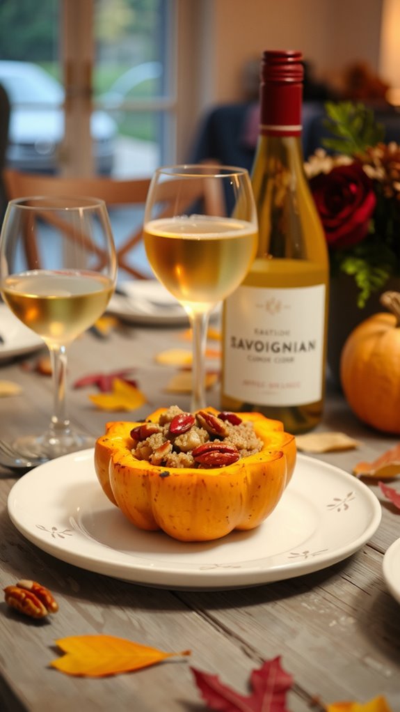 pair drinks with squash