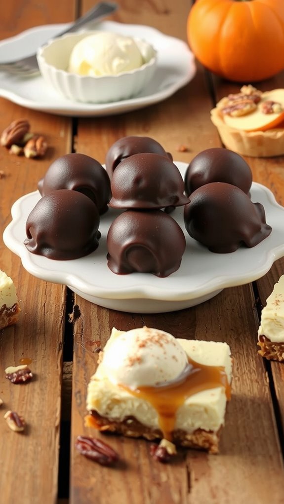 pair pumpkin truffles wisely