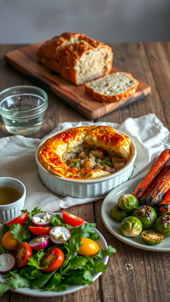 pair with salad vegetables