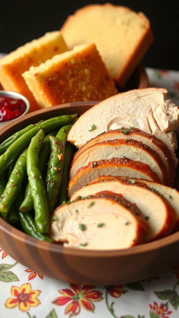 pair with turkey greens