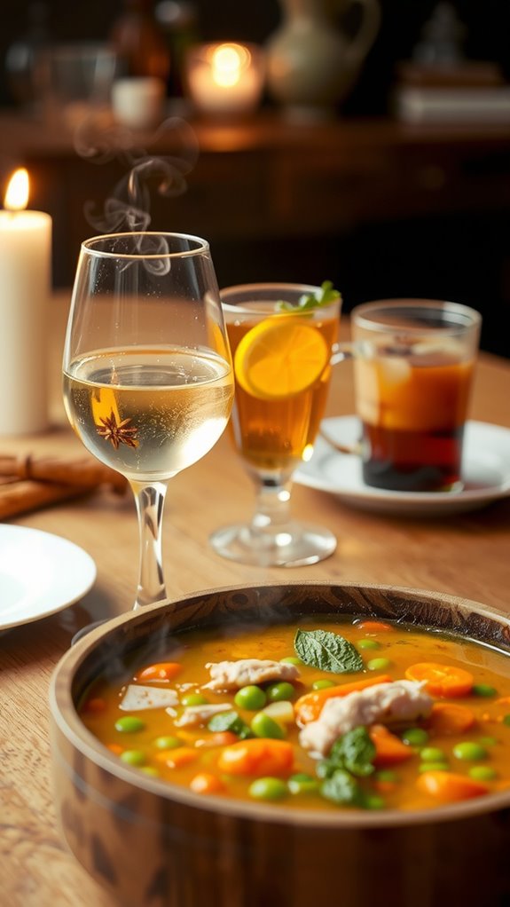 pairing drinks with soup