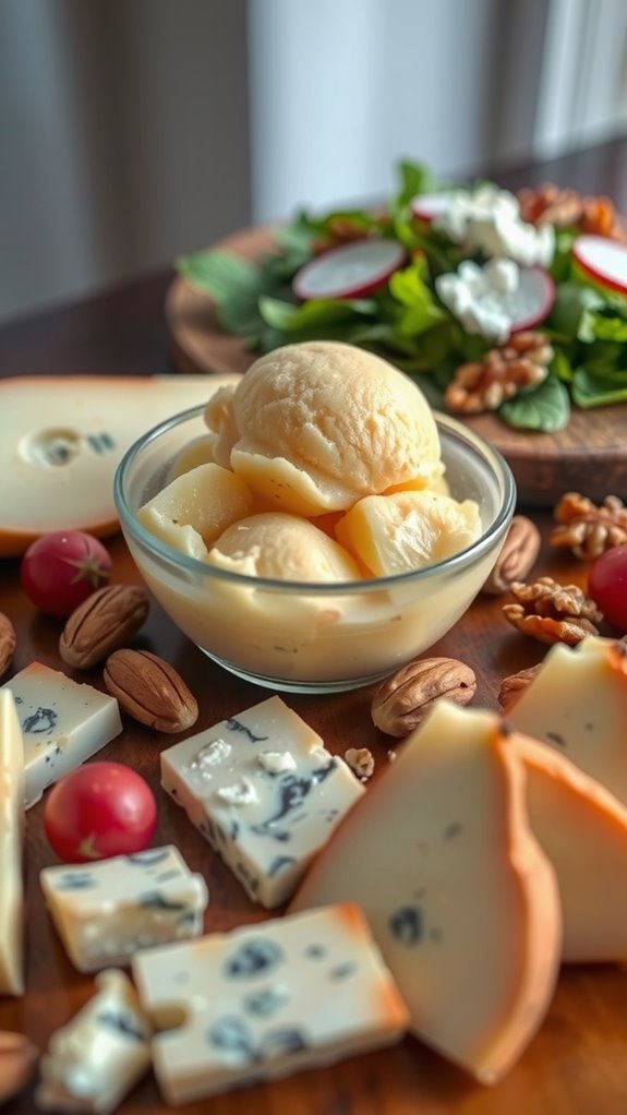 pear sorbet cheese pairing