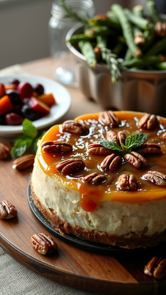 pecan praline cheesecake pairings