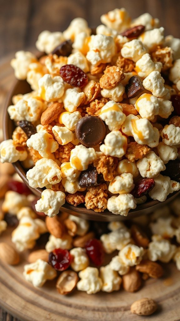 popcorn trail mix delight popcorn trail mix delight