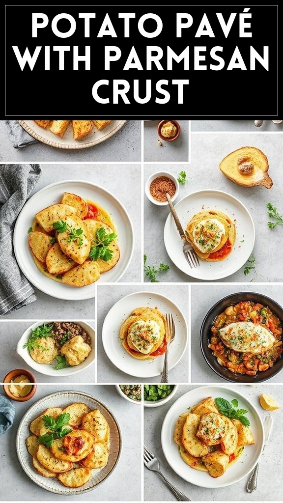 Potato Pavé With Parmesan Crust