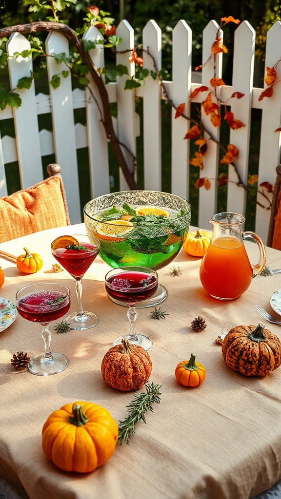 potion inspired festive cocktails