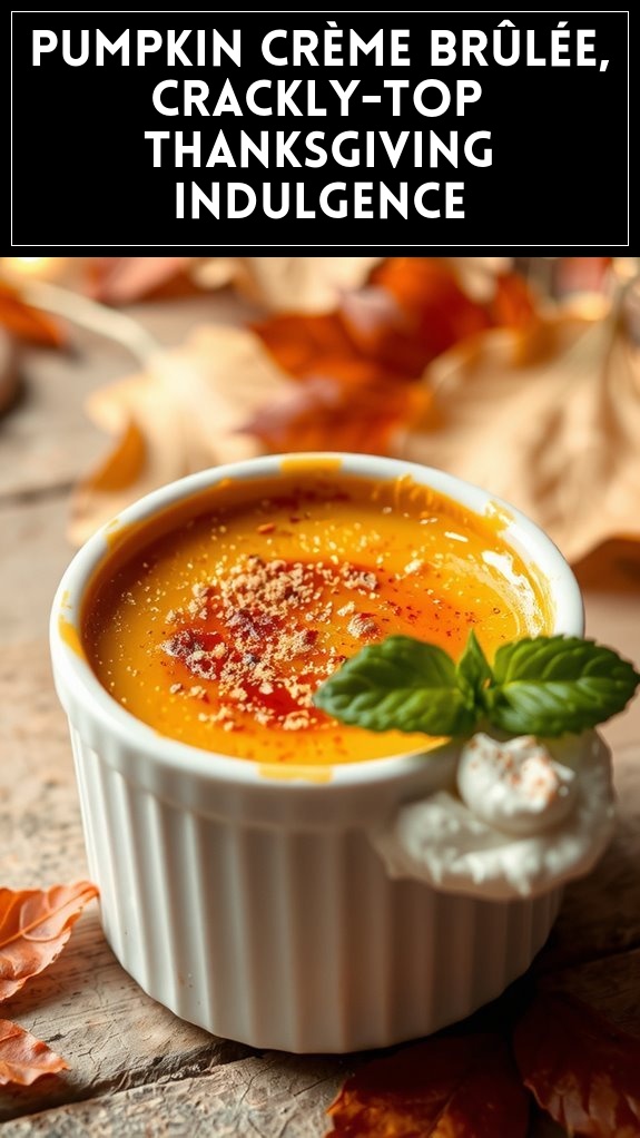 Pumpkin Crème Brûlée, Crackly-Top Thanksgiving Indulgence