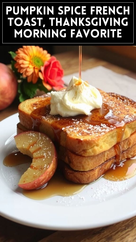Pumpkin Spice French Toast, Thanksgiving Morning Favorite