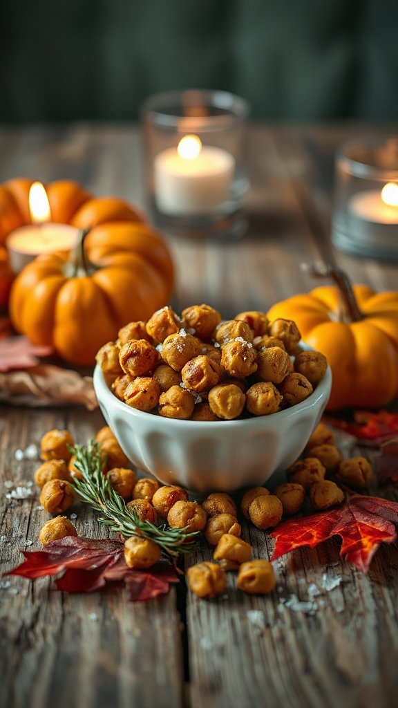 pumpkin spice crunchy snack pumpkin spice crunchy snack