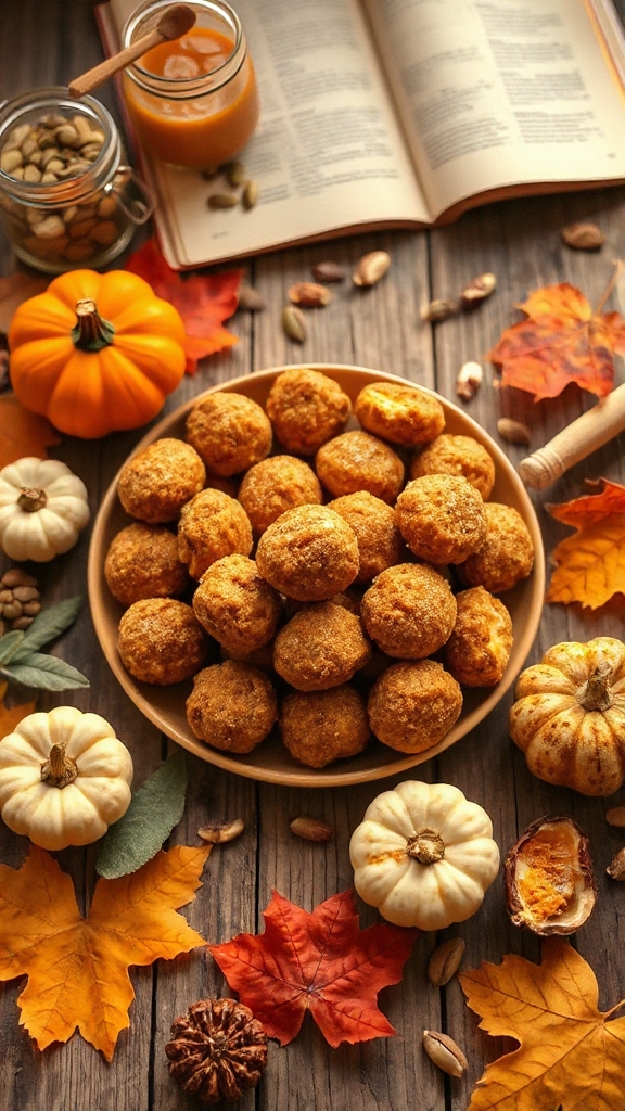 pumpkin spice energy bites