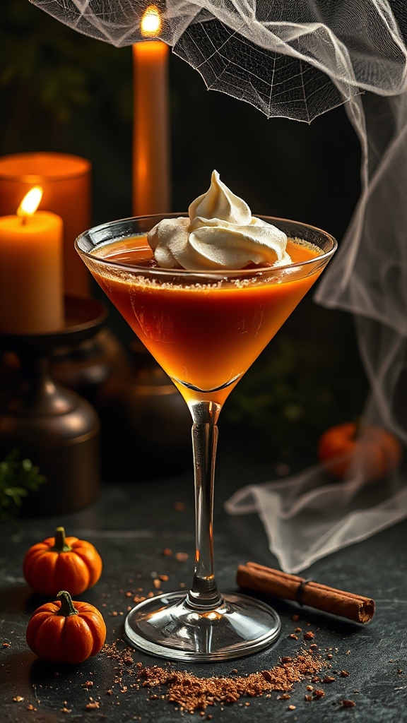 pumpkin spice flavored martini