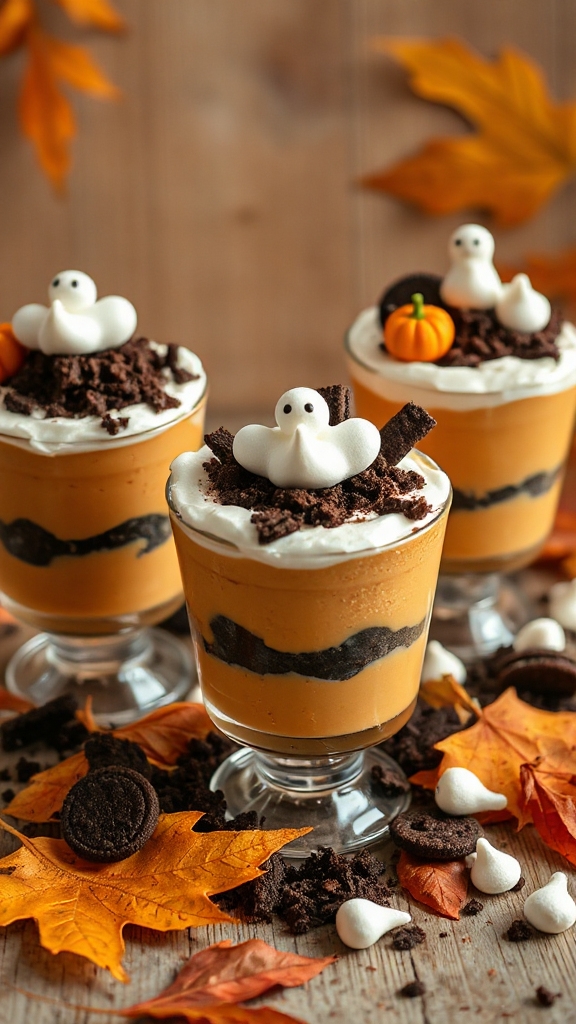 pumpkin spice halloween dessert