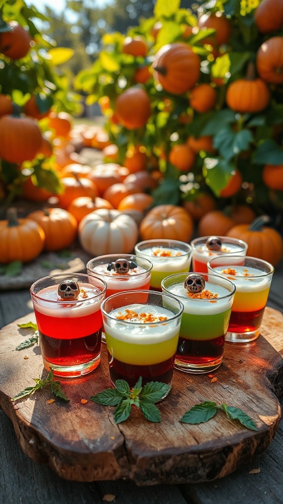 pumpkin spice jello shots