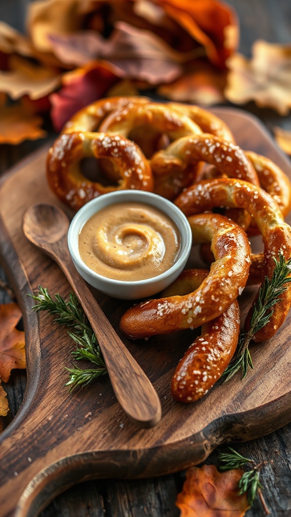 pumpkin spice pretzel dipping sauce