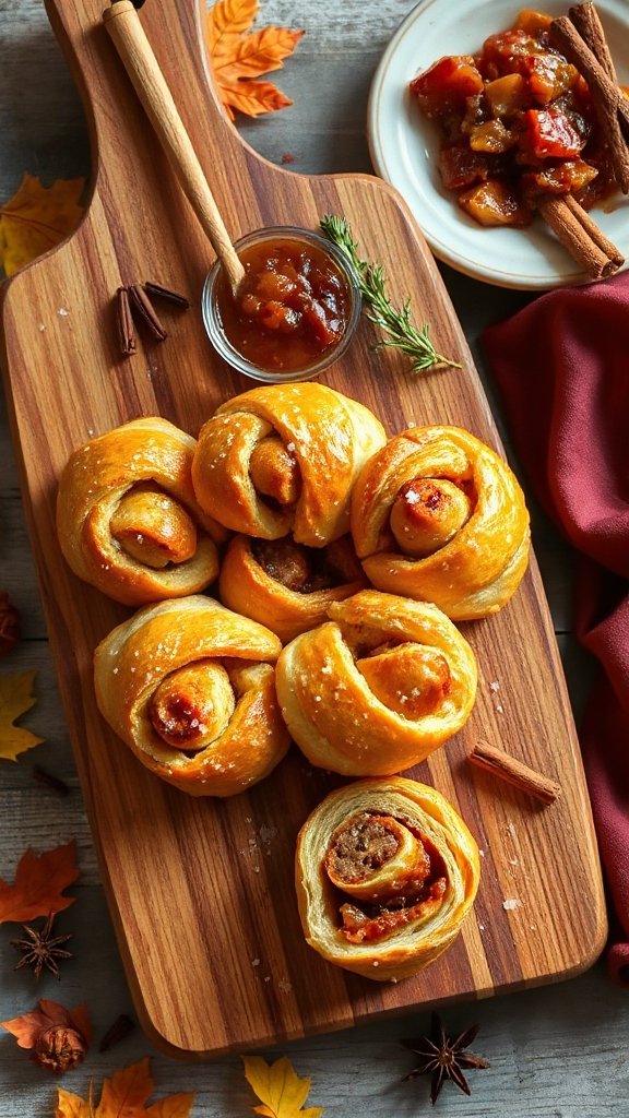 pumpkin spice sausage rolls pumpkin spice sausage rolls