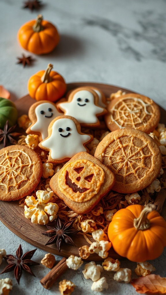 pumpkin spice seasonal cookies