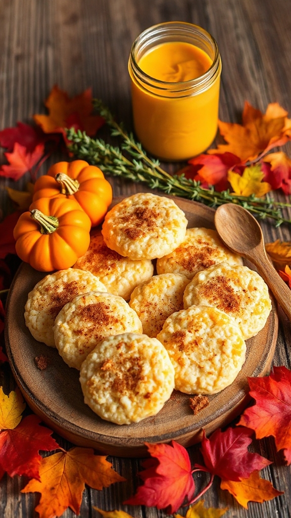 pumpkin spiced crunchy treats