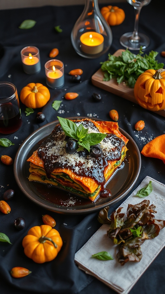 pumpkin spinach lasagna recipe