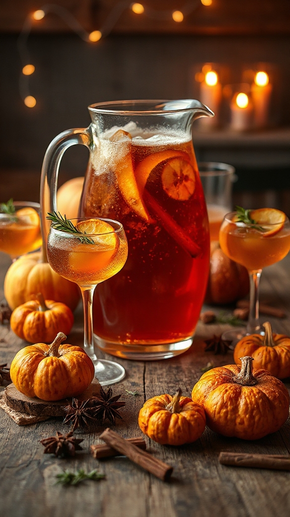 refreshing apple ginger cocktail
