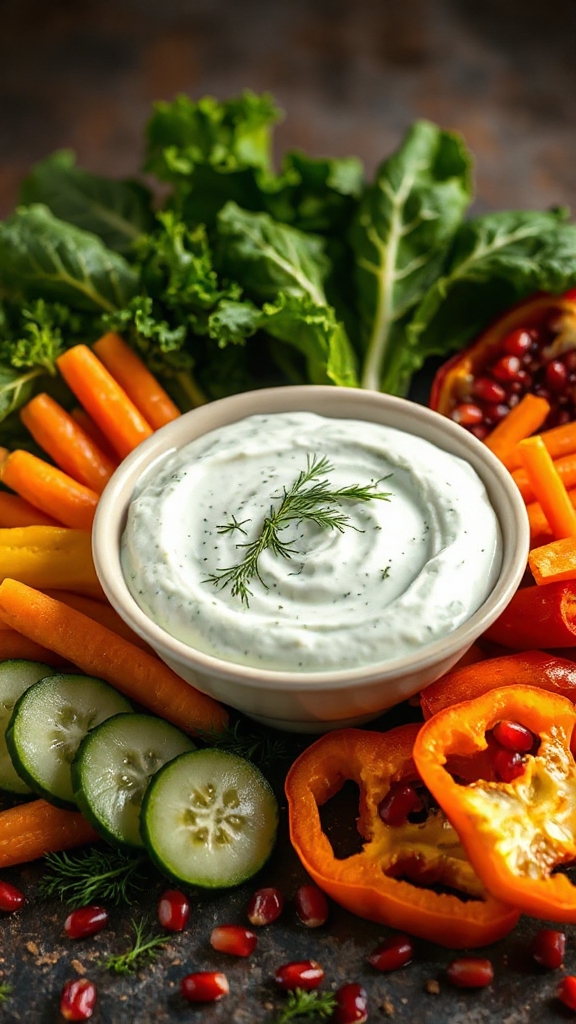 refreshing yogurt cucumber dip