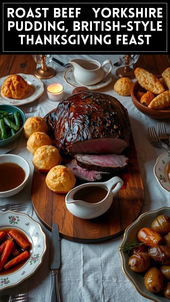 Roast Beef & Yorkshire Pudding, British-Style Thanksgiving Feast