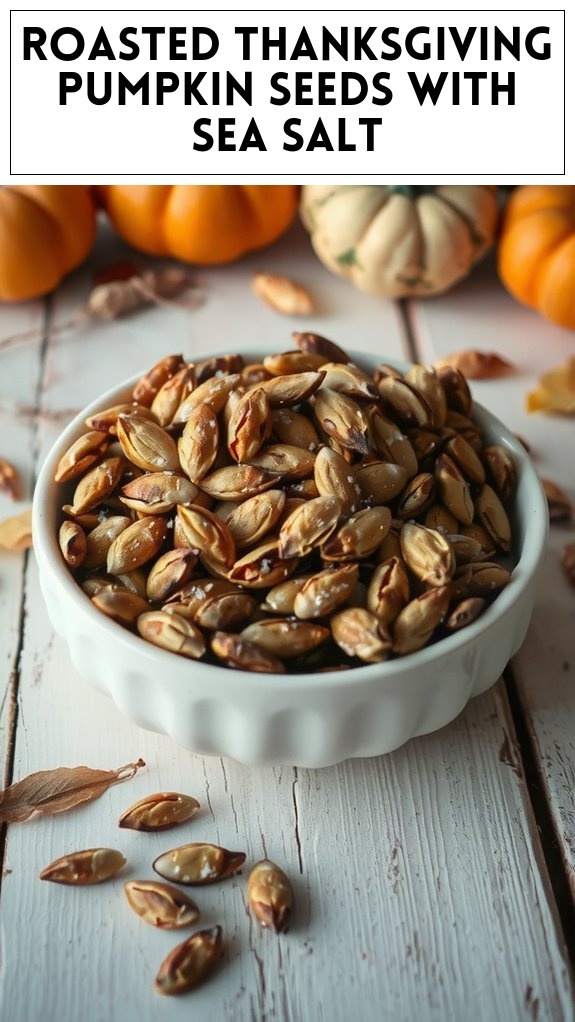 Roasted Thanksgiving Pumpkin Seeds With Sea Salt