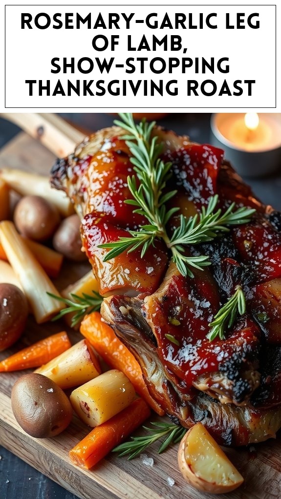 Rosemary-Garlic Leg of Lamb, Show-Stopping Thanksgiving Roast
