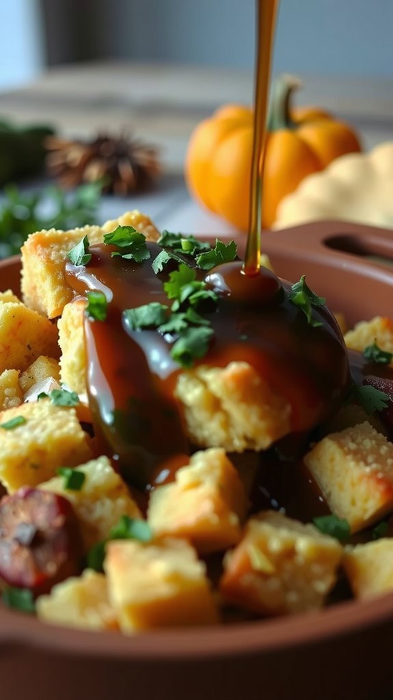 rustic dish with herbs rustic dish with herbs