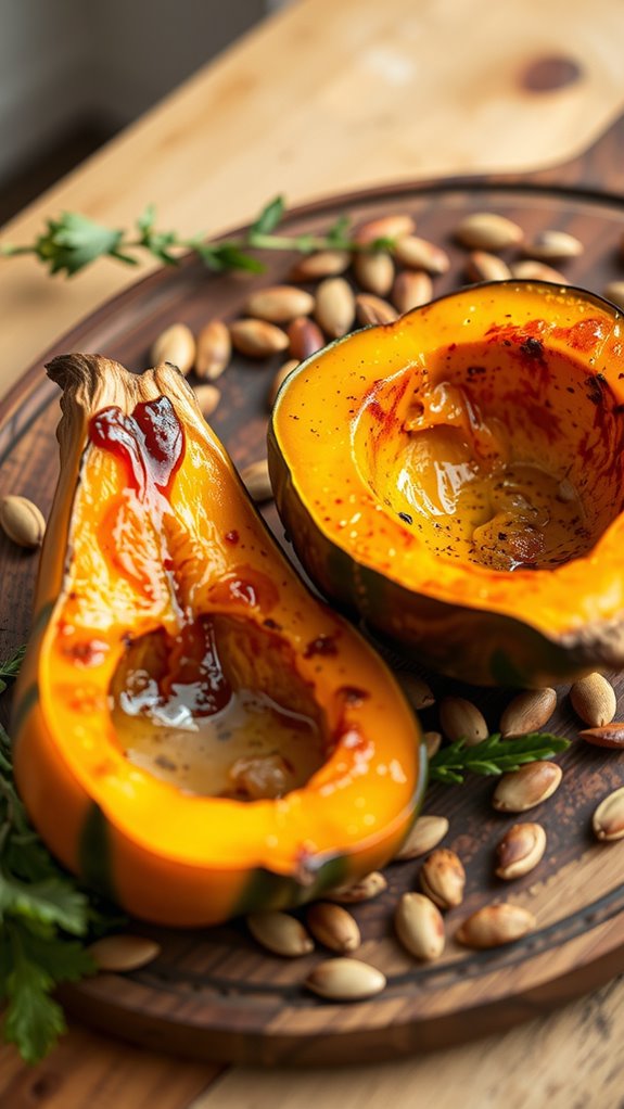 rustic platter with garnishes