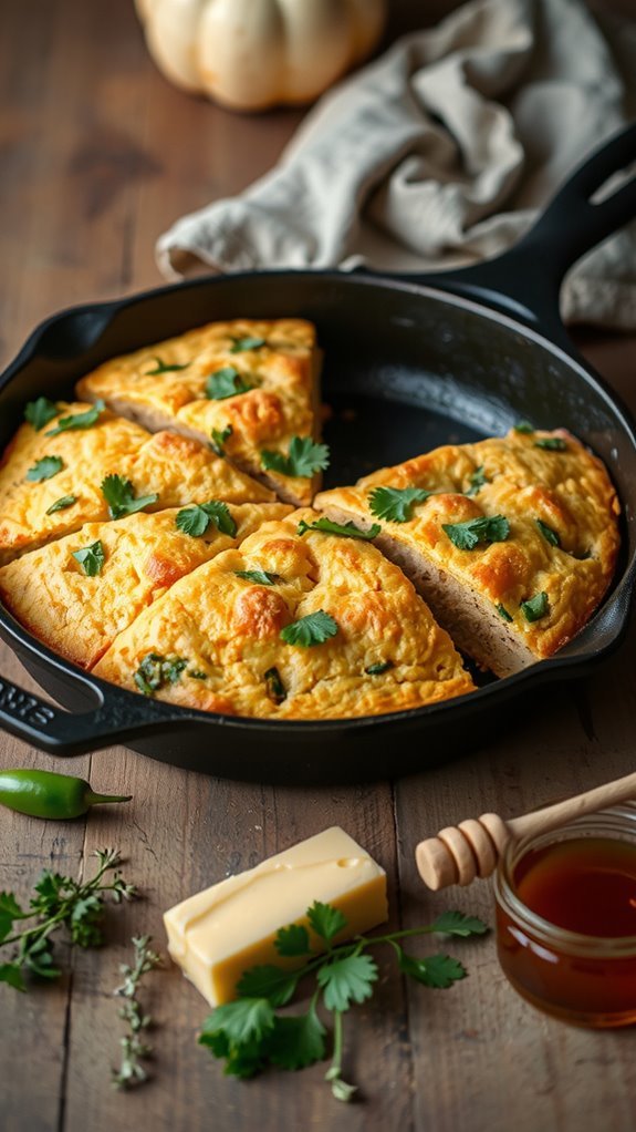 rustic skillet with herbs rustic skillet with herbs