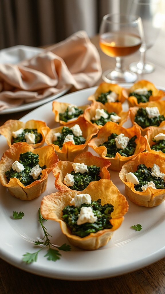 savory spinach feta pastries