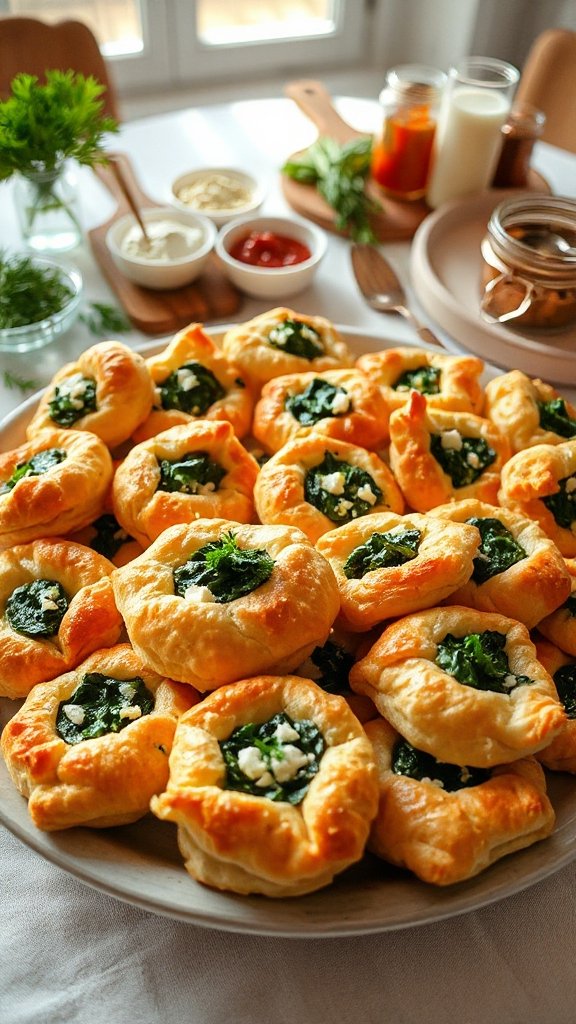 savory spinach feta pastries savory spinach feta pastries
