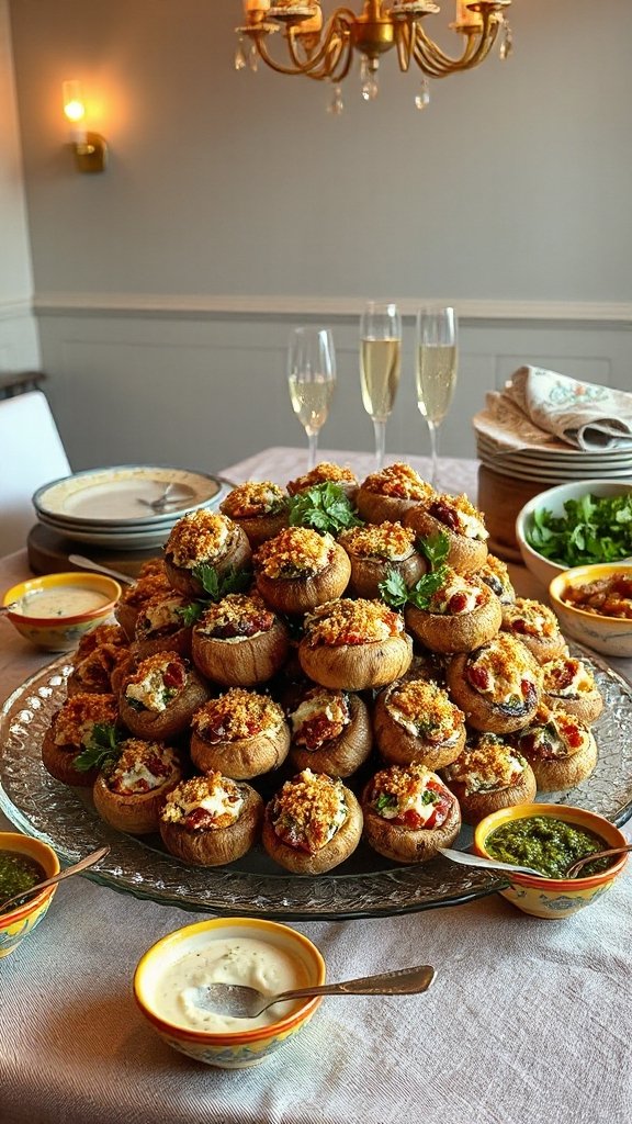 savory stuffed mushroom appetizer savory stuffed mushroom appetizer
